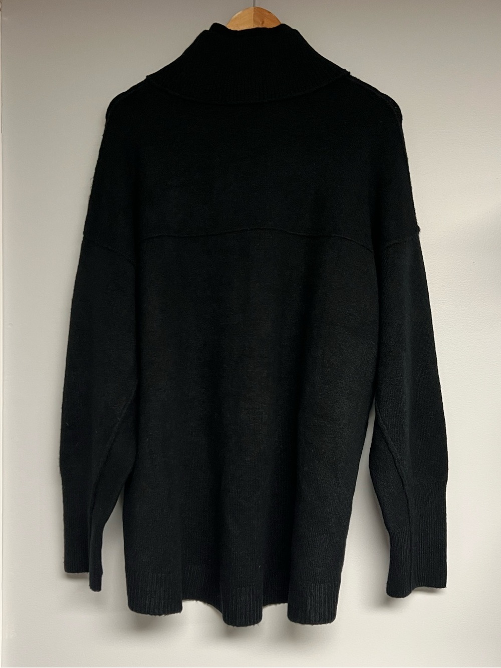 Free People Afterglow Mock Neck sweater in black - Picture 2 of 10